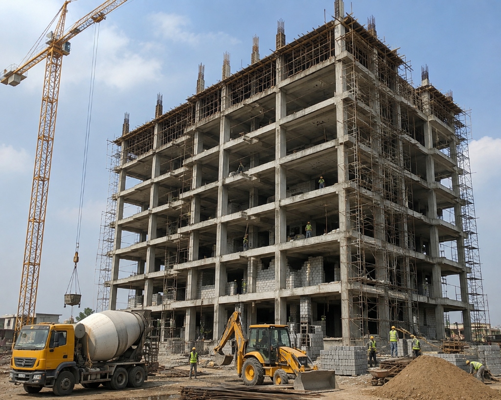 7 Storey Building Construction